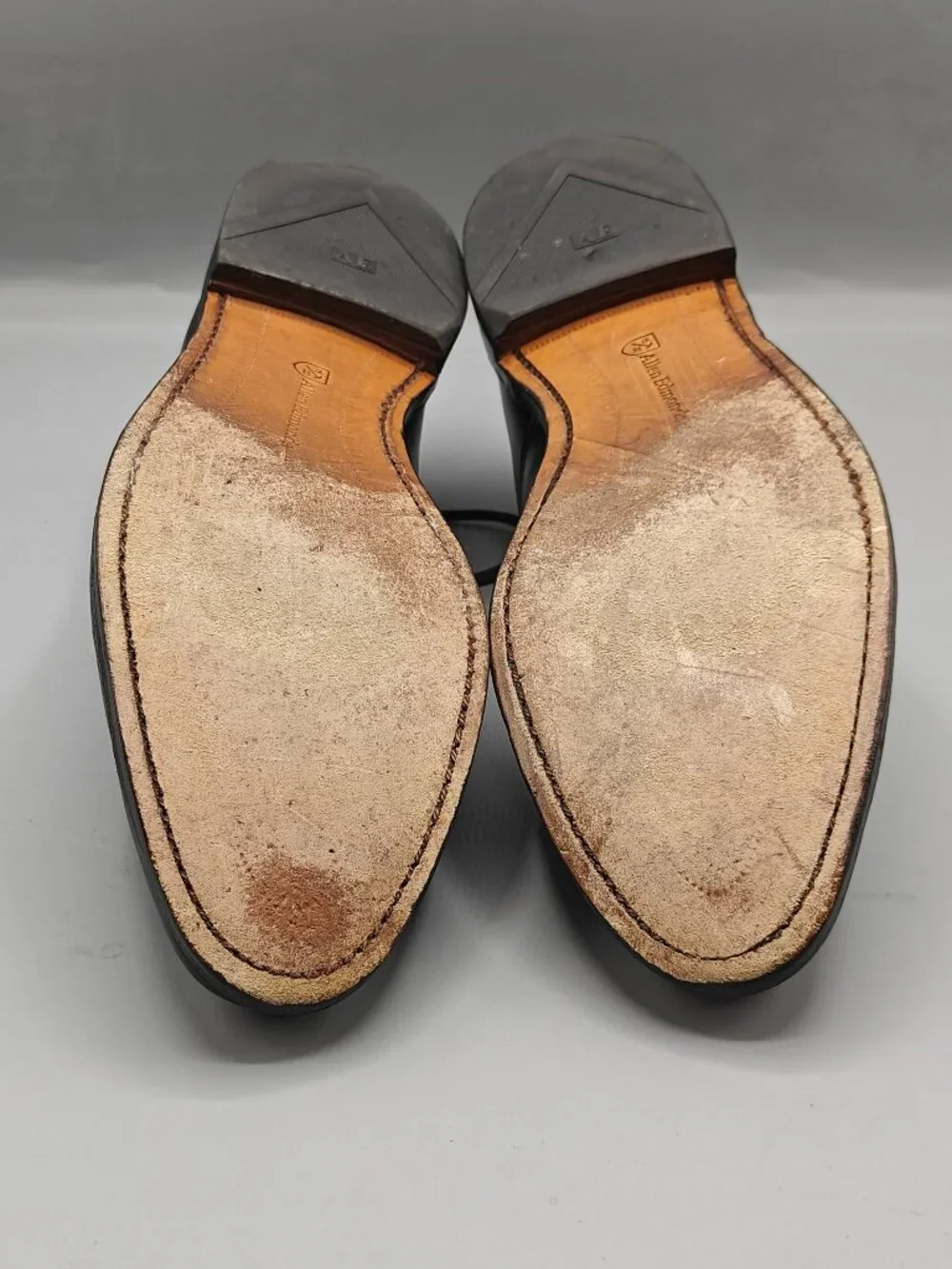 Allen Edmonds Carlyle Oxford Mens 9.5 D Black Good Leather Dress Shoes 8830